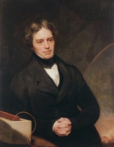 Portræt af Michael Faraday (1791-1867) 1841-42